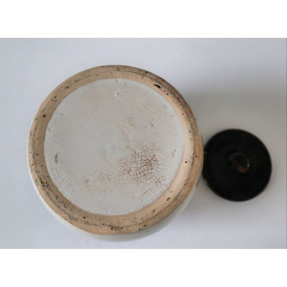 Vintage Bean Crock Pot handle Stoneware  1940's - Picture 6 of 6